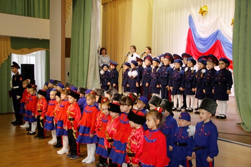 15 декабря состоялось посвящение дошкольников в ряды кадетского движения
